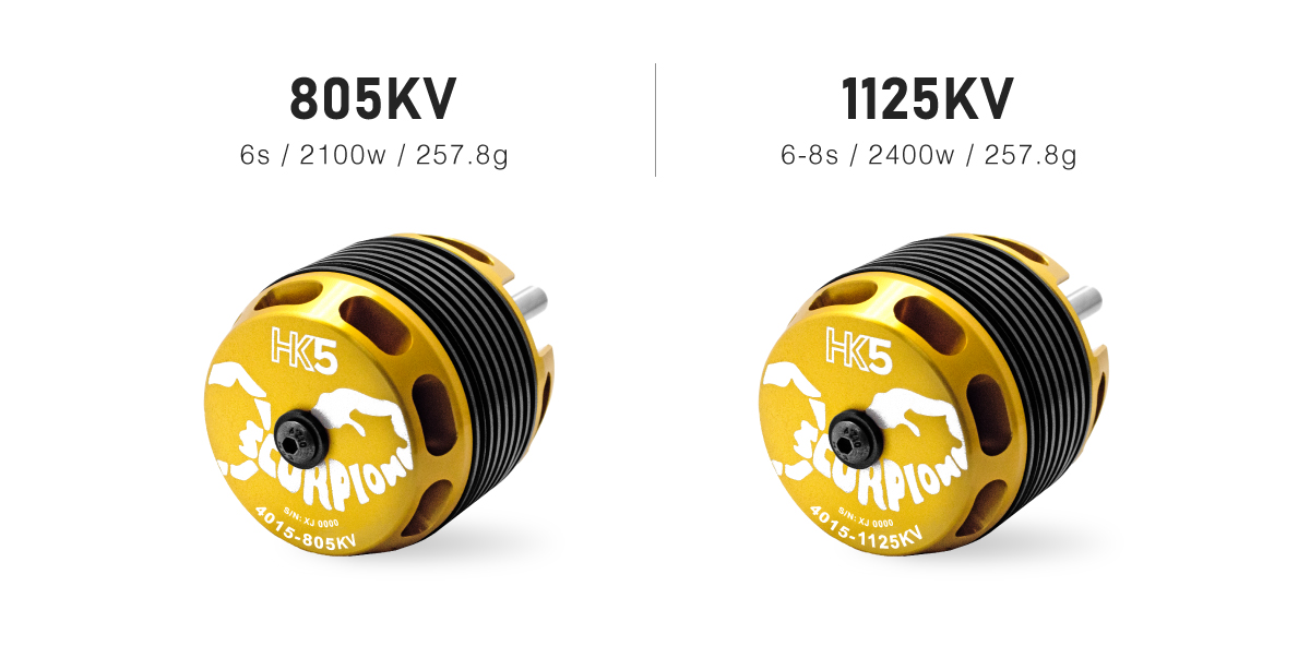 Scorpion HK5-4015-805kv features